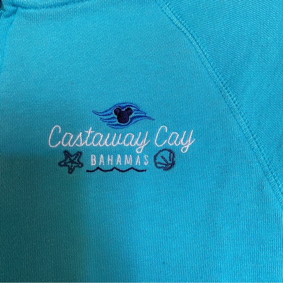 Women's Blue Bahamas Disney Cruise Line Zip Up Jacket Size XS - Picture 4 of 8